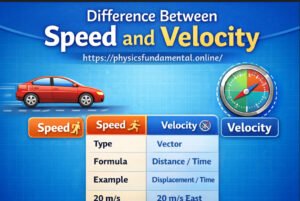 Difference Between Speed and Velocity