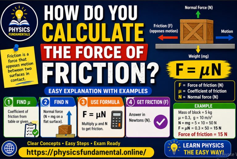 how do you calculate the force of friction