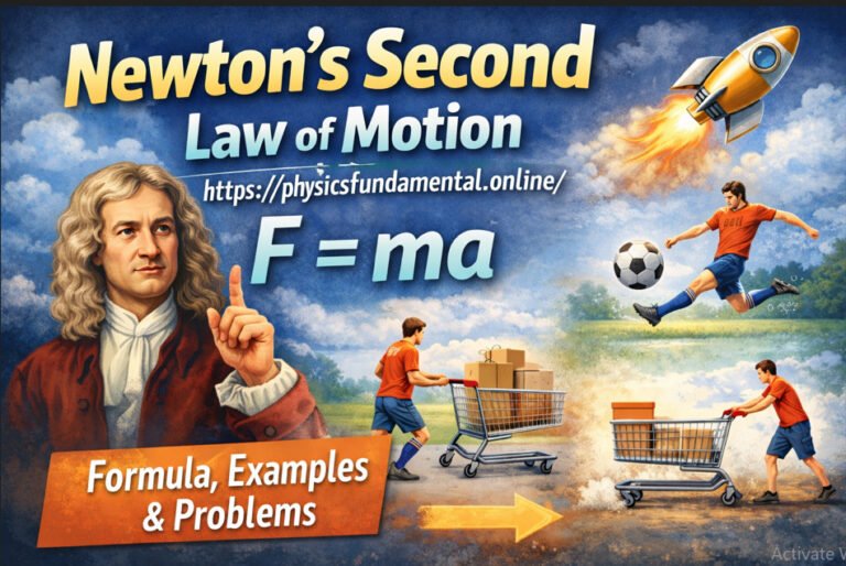newton's second law of motion