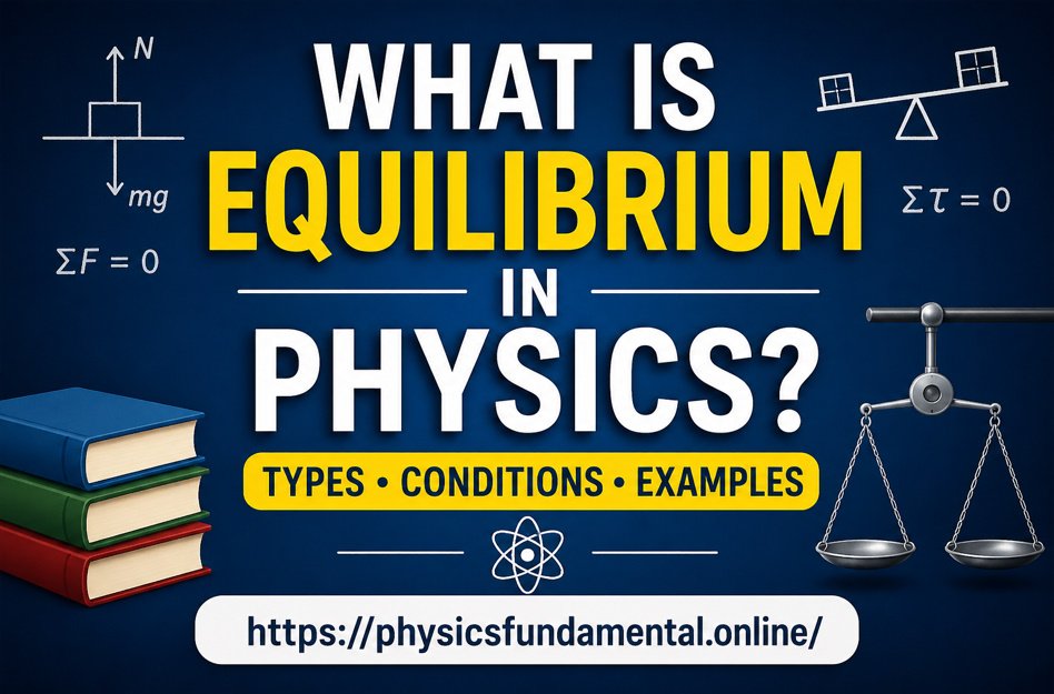 What is Equilibrium in Physics | Types, Conditions & Examples