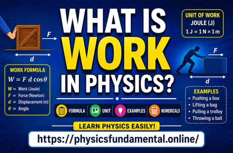 what is work in physics